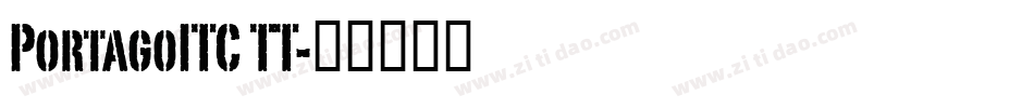 PortagoITC TT字体转换